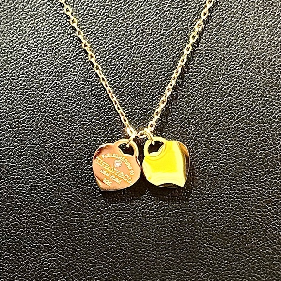 Gold Heart Pendant Necklace - Picture 2 of 4